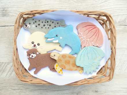 kurimaro collection 海のいきものクッキー